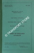 Sectional Appendix to the Working Timetable and Books of Rules and Regulations - West of England Division, June 1980 by British Railways (Western Region)